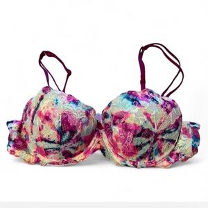 PINK Victoria's Secret Multicolor Lace Underwire Bra